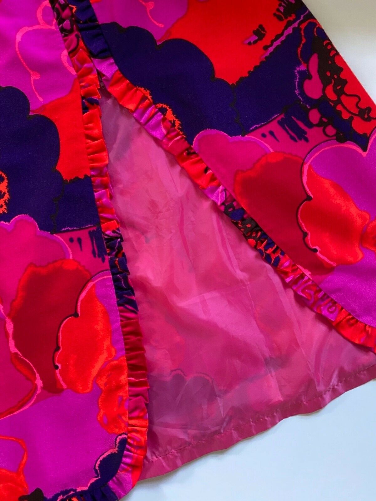 ALICE POLYNESIAN Vtg ‘60s 70s Psychedelic Hawaiian Maxi Skirt Boho - Fresh Stock Dated December 2025