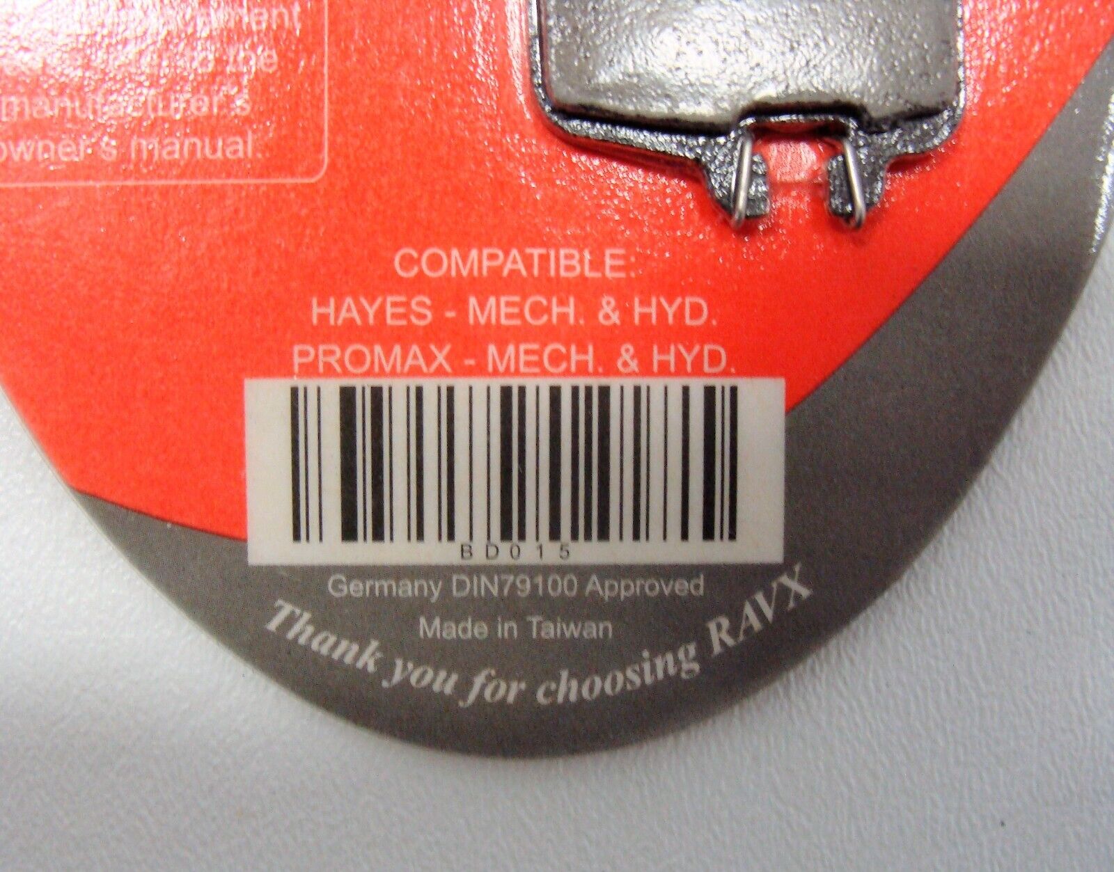 ~ 2 New Pairs RAV X Design Disc Brake Pads BD015 fit Hayes & Promax Mech & HYD ~ - Fresh Stock Dated February 2026