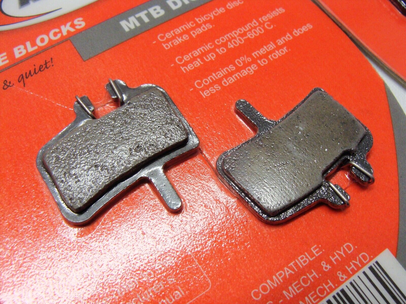 ~ 2 New Pairs RAV X Design Disc Brake Pads BD015 fit Hayes & Promax Mech & HYD ~ - Fresh Stock Dated February 2026