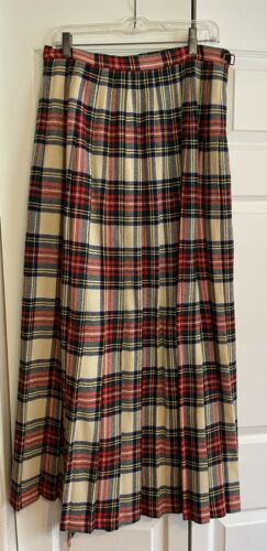 Laird Portch of Scotland Vintage Kilt Extra Long Tartan Plaid 100% Wool Skirt - Fresh Stock Dated February 2026