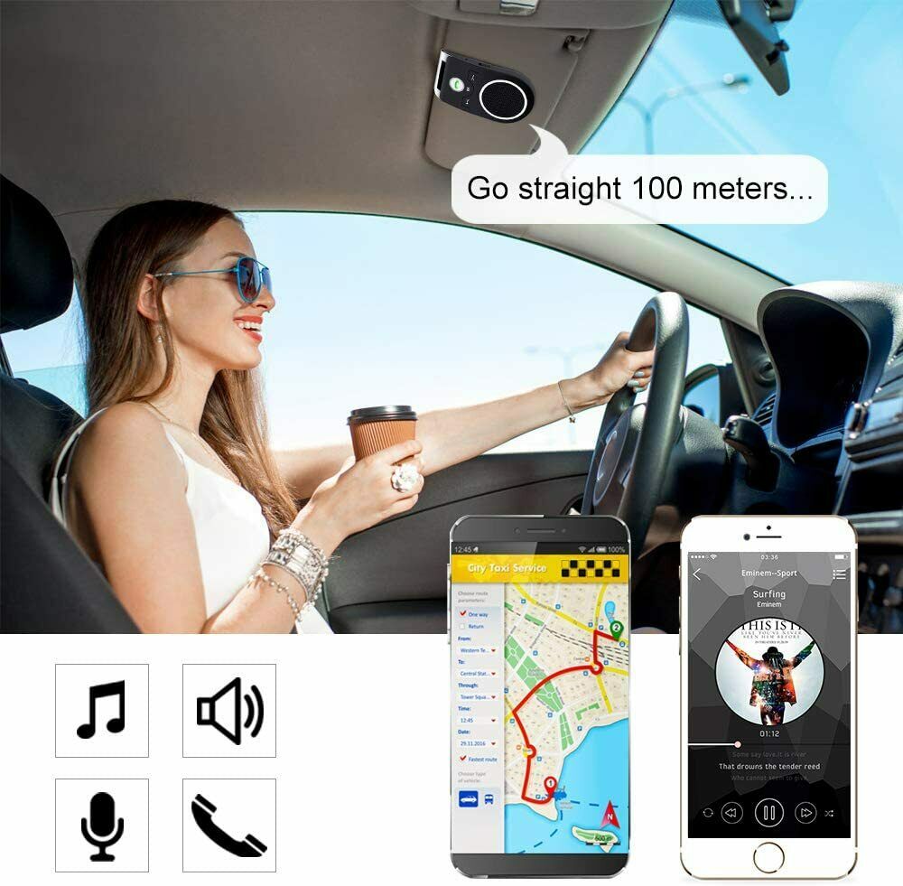 Handsfree Bluetooth Car Kit AUTO with Motion Sensor - Fresh Stock Dated December 2025