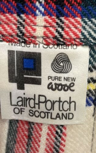 Laird Portch of Scotland Vintage Kilt Extra Long Tartan Plaid 100% Wool Skirt - Fresh Stock Dated February 2026