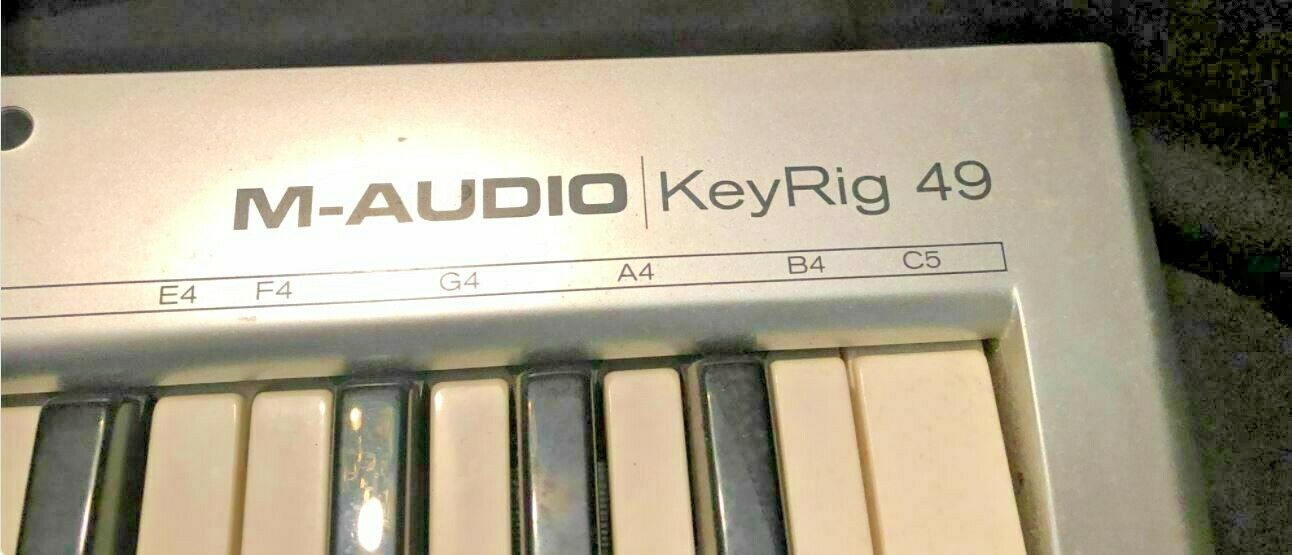 M-Audio KeyRig 49 - 49 Key USB MIDI Keyboard Controller & M-Audio EX-P  Pedal - Fresh Stock Dated February 2026