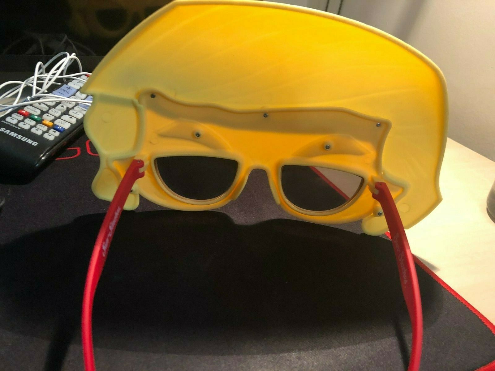 Funny PRESIDENT DONALD TRUMP SUNGLASSES Cartoon Hair Wig Mask Adult Be Huge Joke - Fresh Stock Dated February 2026