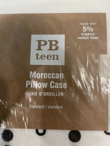 Pottery Barn Teen Moroccan Pillow Case | New In Case - Fresh Stock Dated December 2025