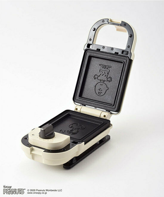 Peanuts Snoopy BRUNO Hot Sand Maker single BOE068-ECRU 100V Japan Domestic New - Fresh Stock Dated February 2026