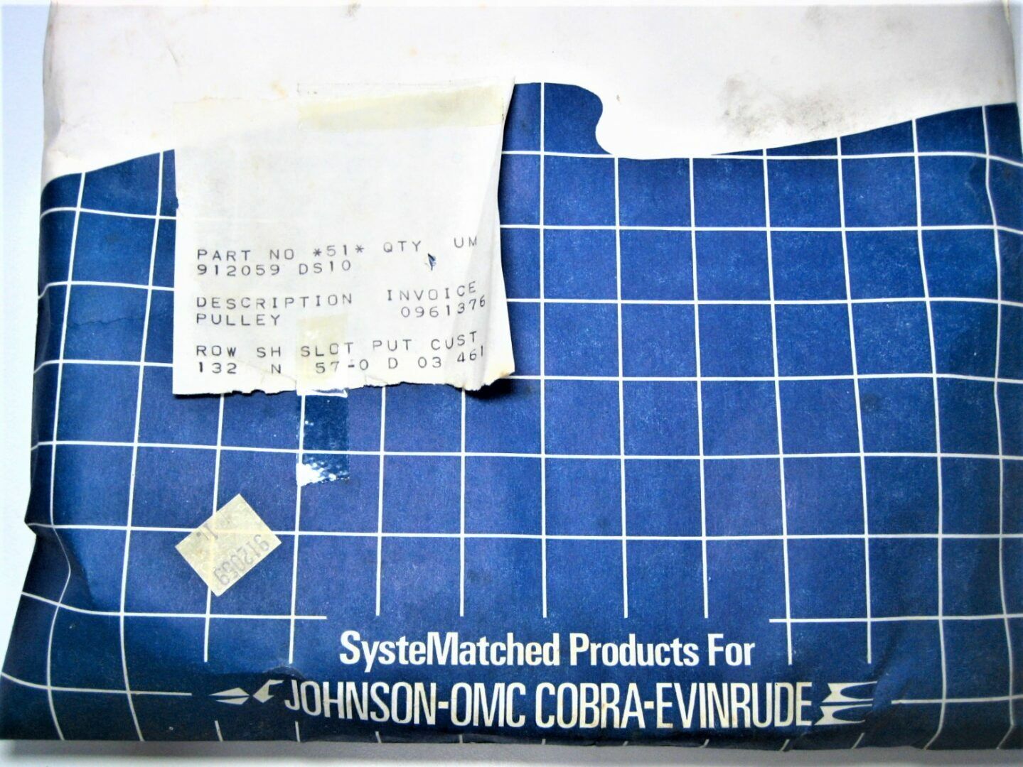 OMC 912059 *OEM* Evinrude Sea Drive Power Steering Pump Flywheel Pulley ~ NEW - Fresh Stock Dated February 2026