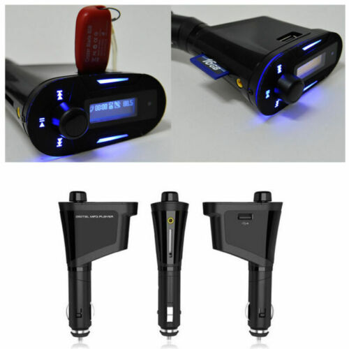 Bluetooth Wireless Car Kit FM Transmitter LCD Auto MP3 Player SD USB BT Remote - Fresh Stock Dated December 2025