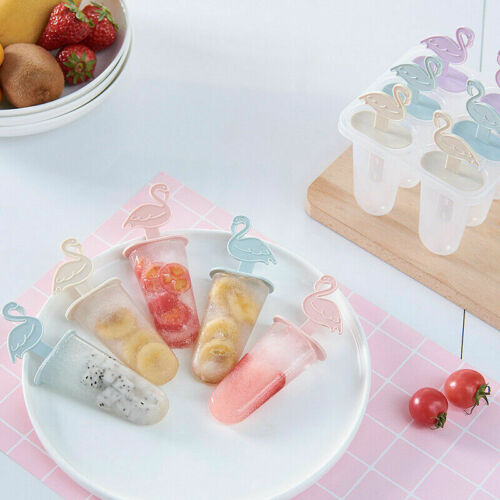 6/8 Cavity Ice Lolly Cream Maker Mold DIY Popsicle Mould Frozen Yogurt - Fresh Stock Dated February 2026