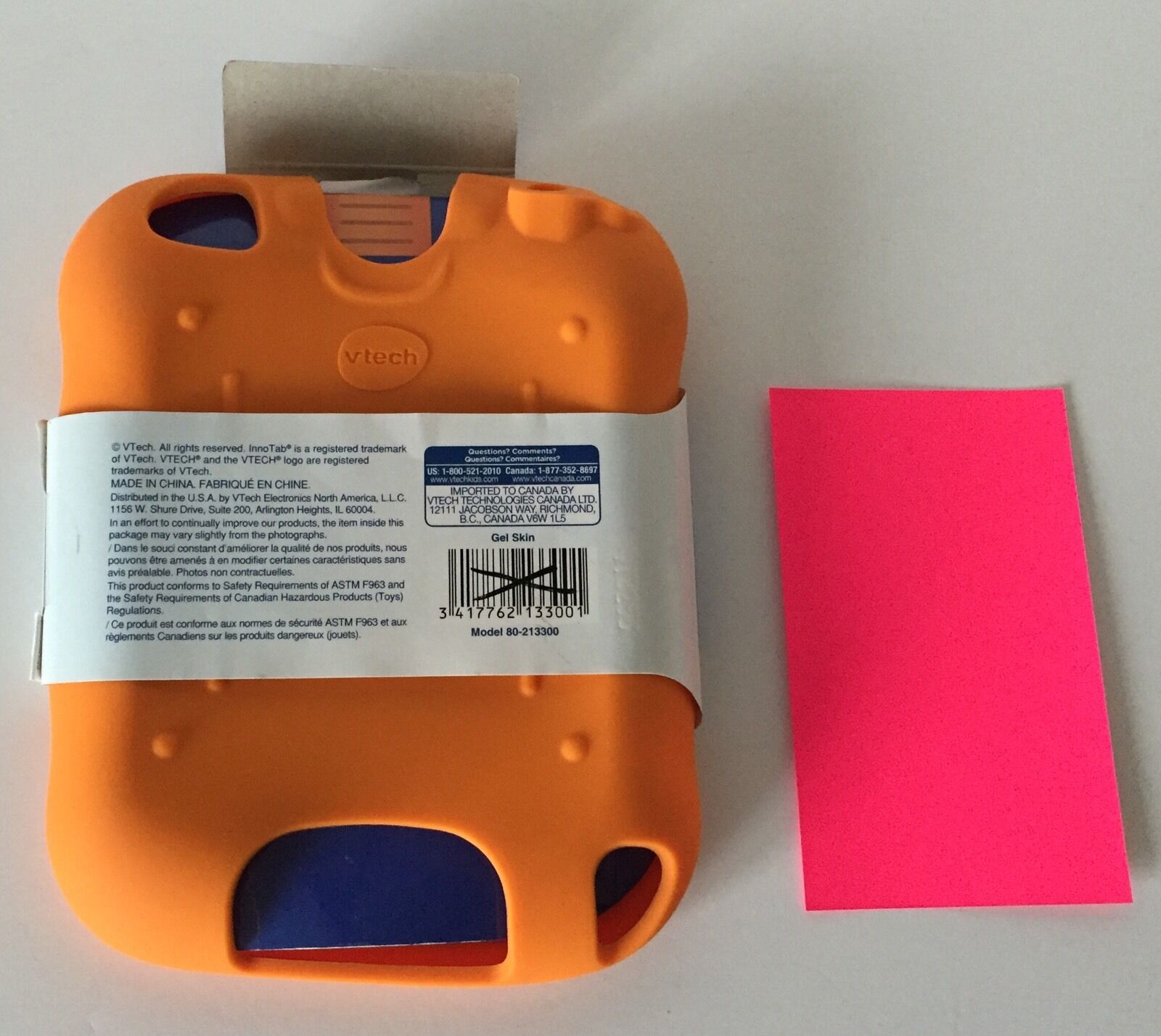 Vetch Kids Electronics InnoTab 3 Gel Skin Cover Case Protection Orange NEW - Fresh Stock Dated February 2026