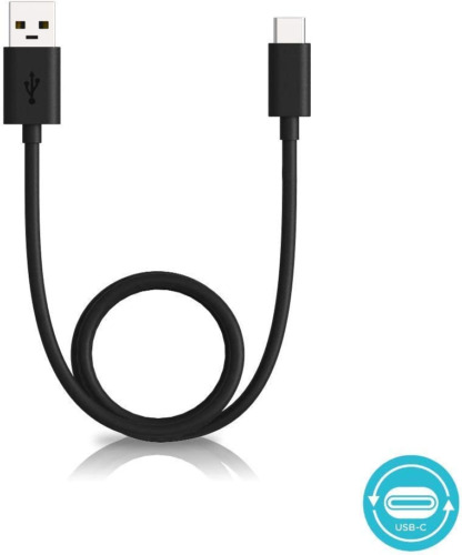 [3.3ft Cable] Motorola Essentials OEM SKN6473A USB-A 2.0 3.3 ft (1 m), Black - Fresh Stock Dated February 2026