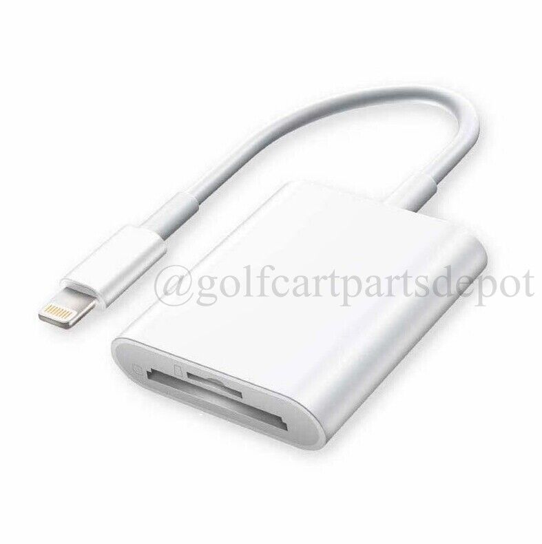 TF SD Card Reader Adapter Camera Reader for iPad iPhone 6 6S 7 8 Plus 11 12 Pro - Fresh Stock Dated February 2026