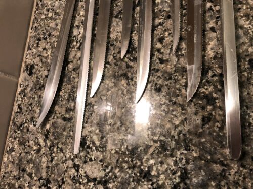 Cutco Lot of 17. Mixed Knives, Serving Forks, Spoons, Spatula.  Mixed Handles - Fresh Stock Dated December 2025