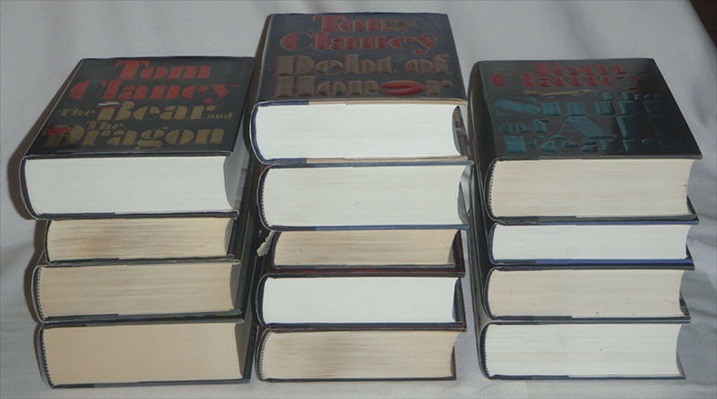 pick one - Tom Clancy - JACK RYAN - hardcover books - HC DJ firewood 1st Edition - Fresh Stock Dated December 2025