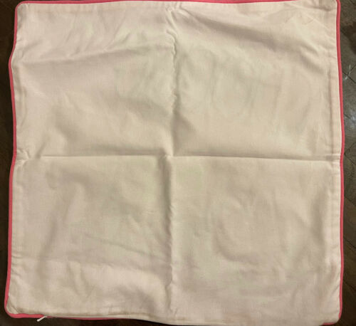 NEW Pottery Barn Teen Coastal Inspiration Choose Happy Heart Pillow Cover 18x18 - Fresh Stock Dated December 2025