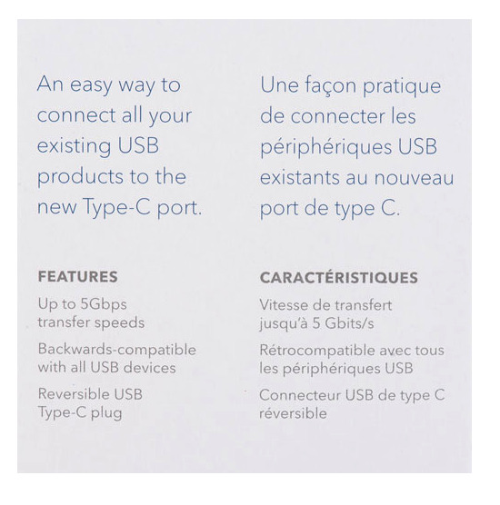 Insignia USB-C To USB A Adapter for USB-C iPad Pro Macbook Air/Pro (up to 5Gb/s) - Fresh Stock Dated February 2026