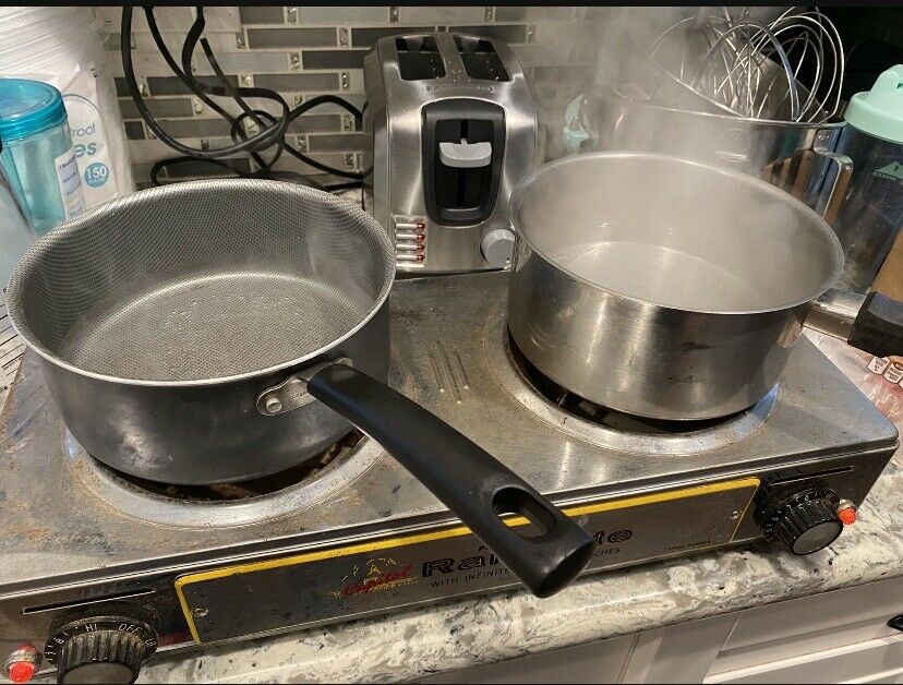 Capitol Rangette Portable Dual Electric Vintage Dual Stove Works good! - Fresh Stock Dated February 2026