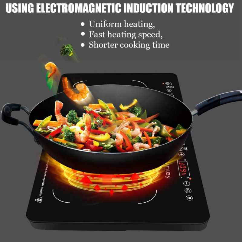 quemador de encimera eléctrico de inducción doble control pantalla táctil cocina - Fresh Stock Dated February 2026