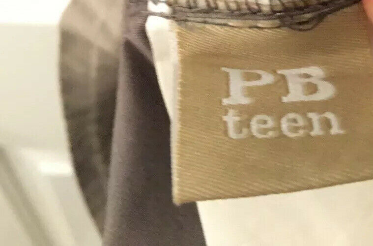 NEW Pottery Barn Teen Sham Standard Army Green With Beige Trim - Fresh Stock Dated February 2026