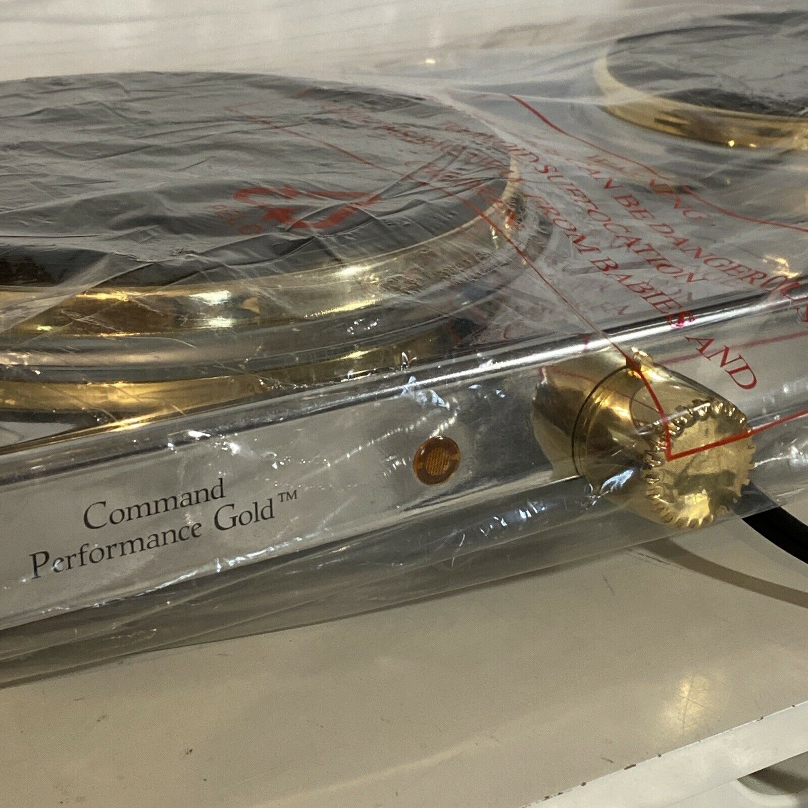 Command Performance Gold Silver Double Burner Portable Buffet Range MK-307 New - Fresh Stock Dated February 2026