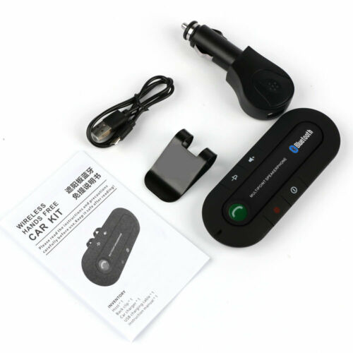 Wireless Bluetooth 4.1 Hands Free Car Kit Speaker phone Speaker Visor Clip Phone - Fresh Stock Dated February 2026