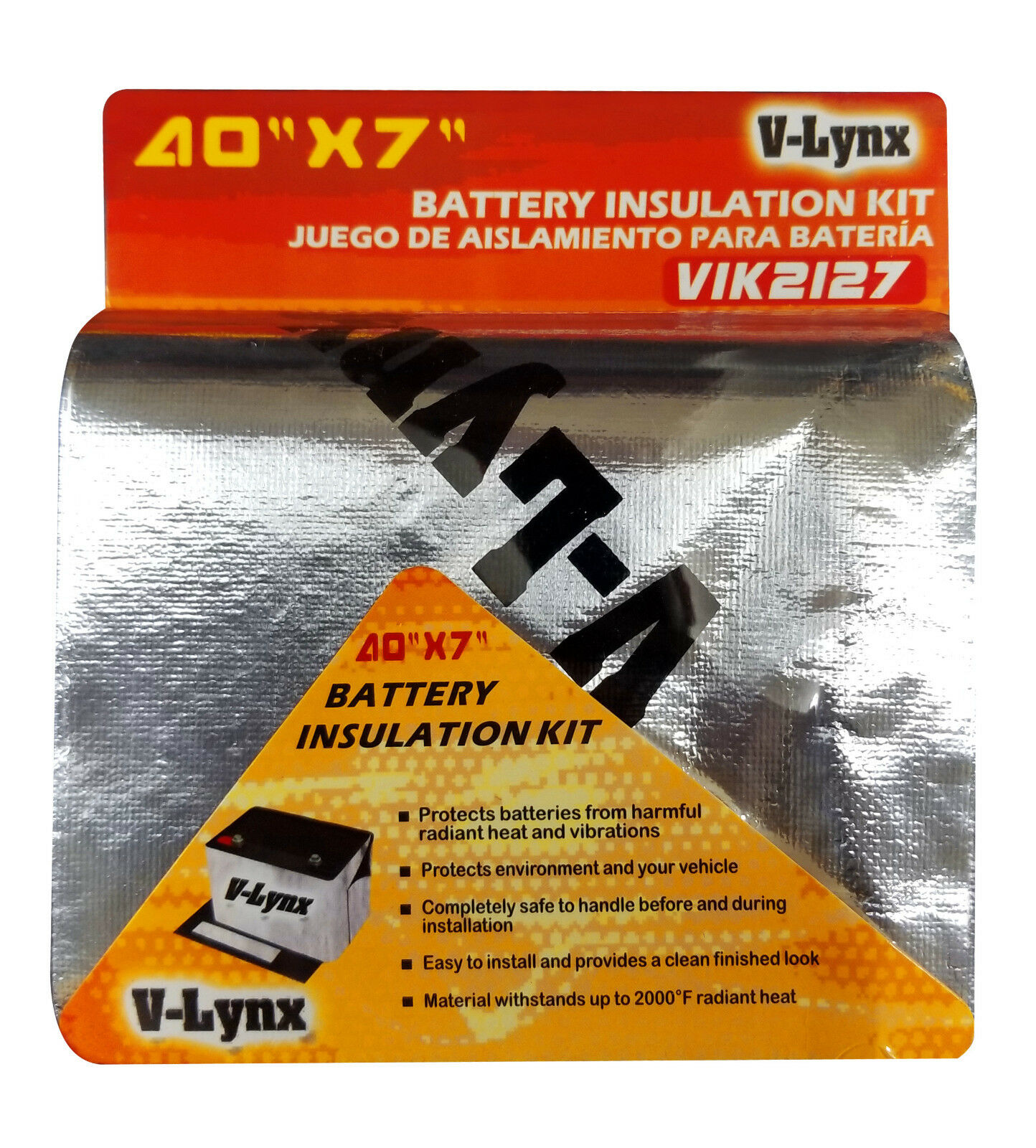 VIK2127 VLYNX Battery Heat Wrap Acid Absorbing Heat Barrier for Automotive Batt. - Fresh Stock Dated February 2026