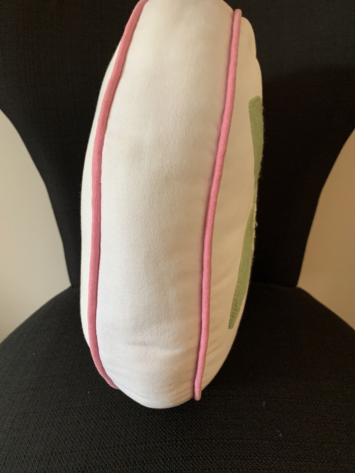 Pottery Barn Teen Throw Pillow Sea Turtle Round Embroidered Decorative 14