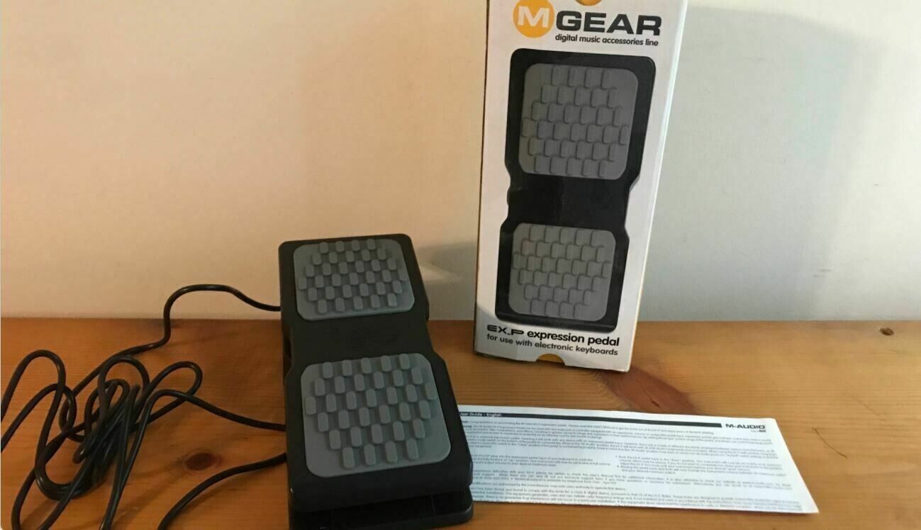 M-Audio KeyRig 49 - 49 Key USB MIDI Keyboard Controller & M-Audio EX-P  Pedal - Fresh Stock Dated February 2026