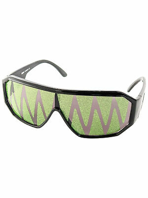 Macho Green Shark Teeth Party Shield Man Randy Savage Costume Wrestler WWF Party - Fresh Stock Dated February 2026