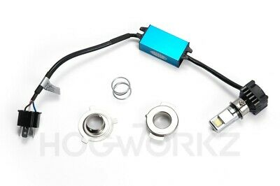 Hogworkz H4 LED Motorcycle Headlight Bulb - CREE 28W White 6000K - Fresh Stock Dated February 2026