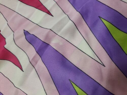 Vintage EMILIO PUCCI Formfit Rogers Colorful Slip Sheer Skirt Iconic Nylon Large - Fresh Stock Dated December 2025