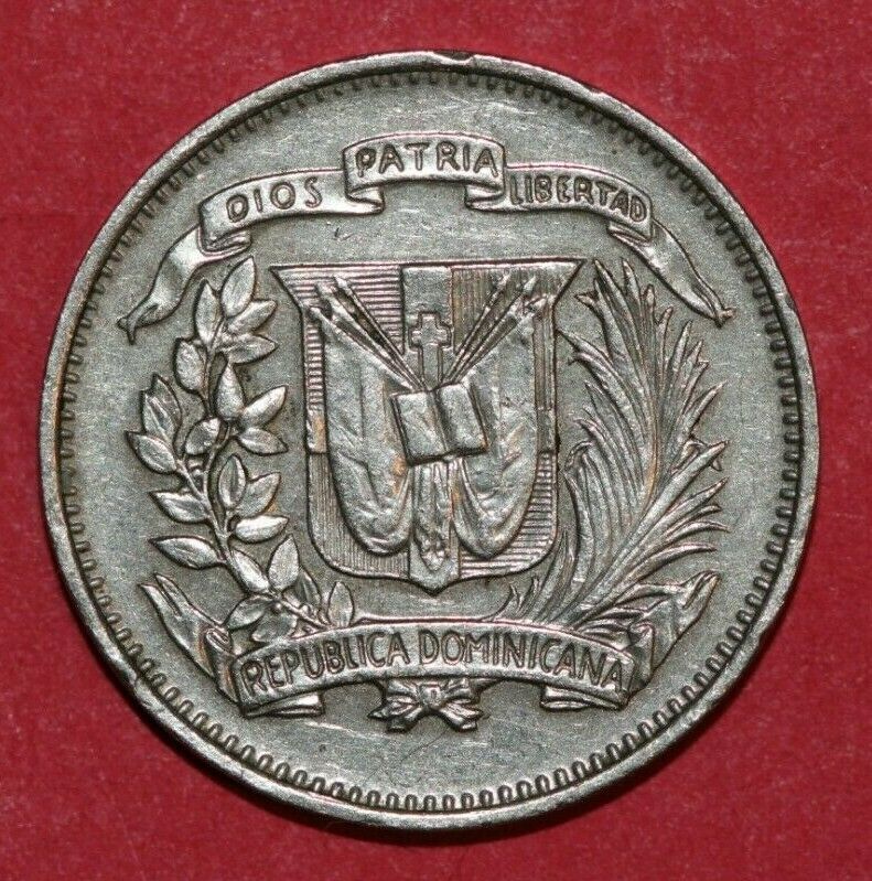 Dominican Republic 1975 10 Centavos Native Princes 18mm-Foreign Coin - Fresh Stock Dated December 2025