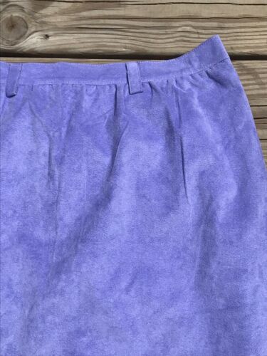 Vintage 80s Maggie R Lavender Ultra Suede Skirt Size 6* - Fresh Stock Dated March 2026