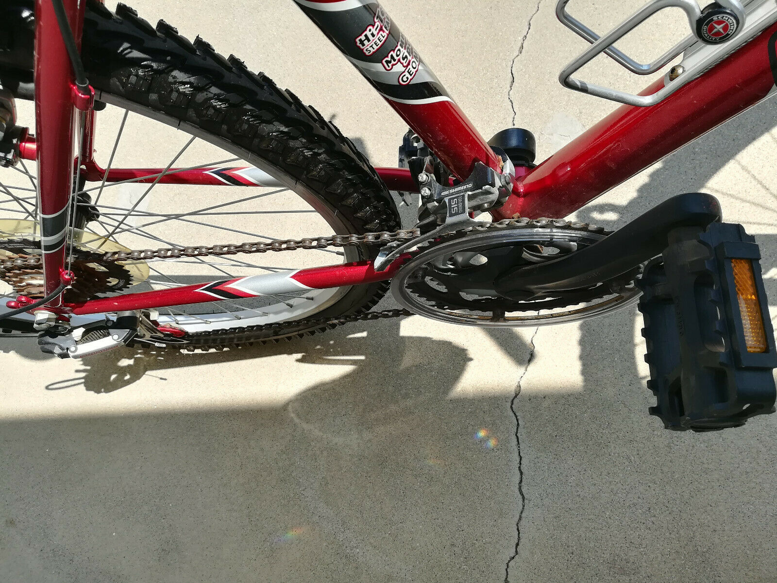 Used Men's Nishiki Bravo Shimano Mountain Bike, Red & Black Bike Sport Bike - Fresh Stock Dated February 2026