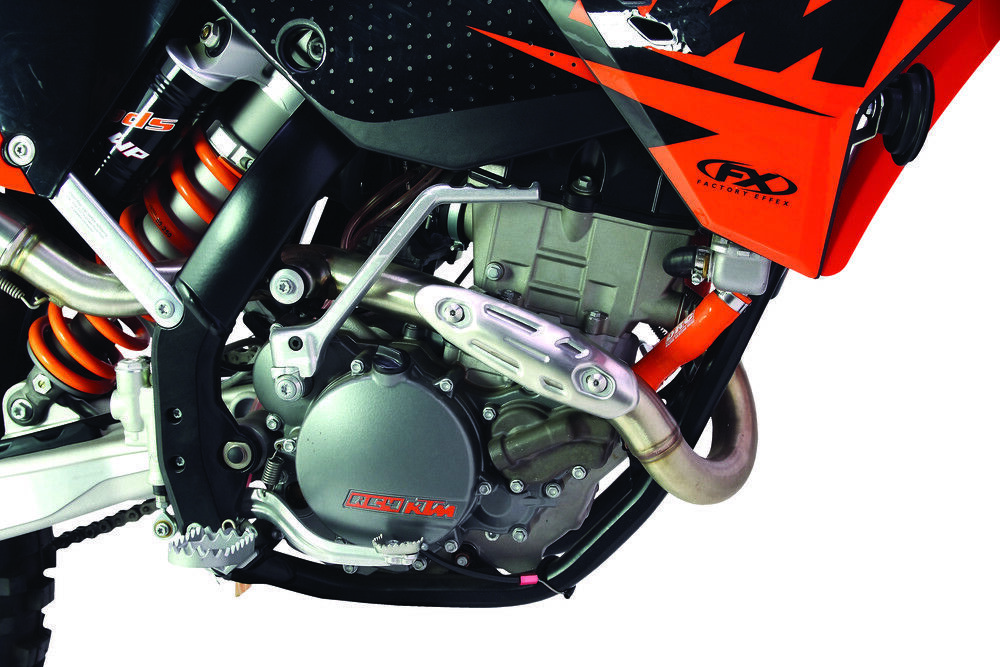 DRC Universal Exhaust Header Heat Shield Protector Dirt Bike 4-Stroke 26-50mm - Fresh Stock Dated February 2026