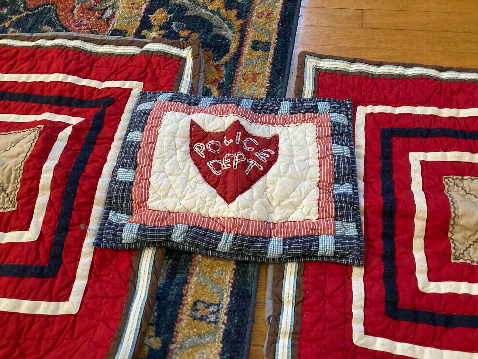 POTTERY BARN KIDS Police Dept Quilted 31