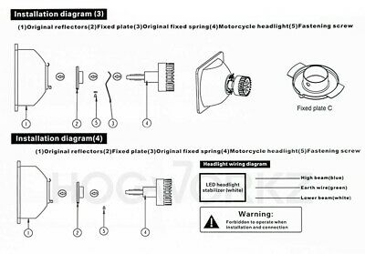 Hogworkz H4 LED Motorcycle Headlight Bulb - CREE 28W White 6000K - Fresh Stock Dated February 2026