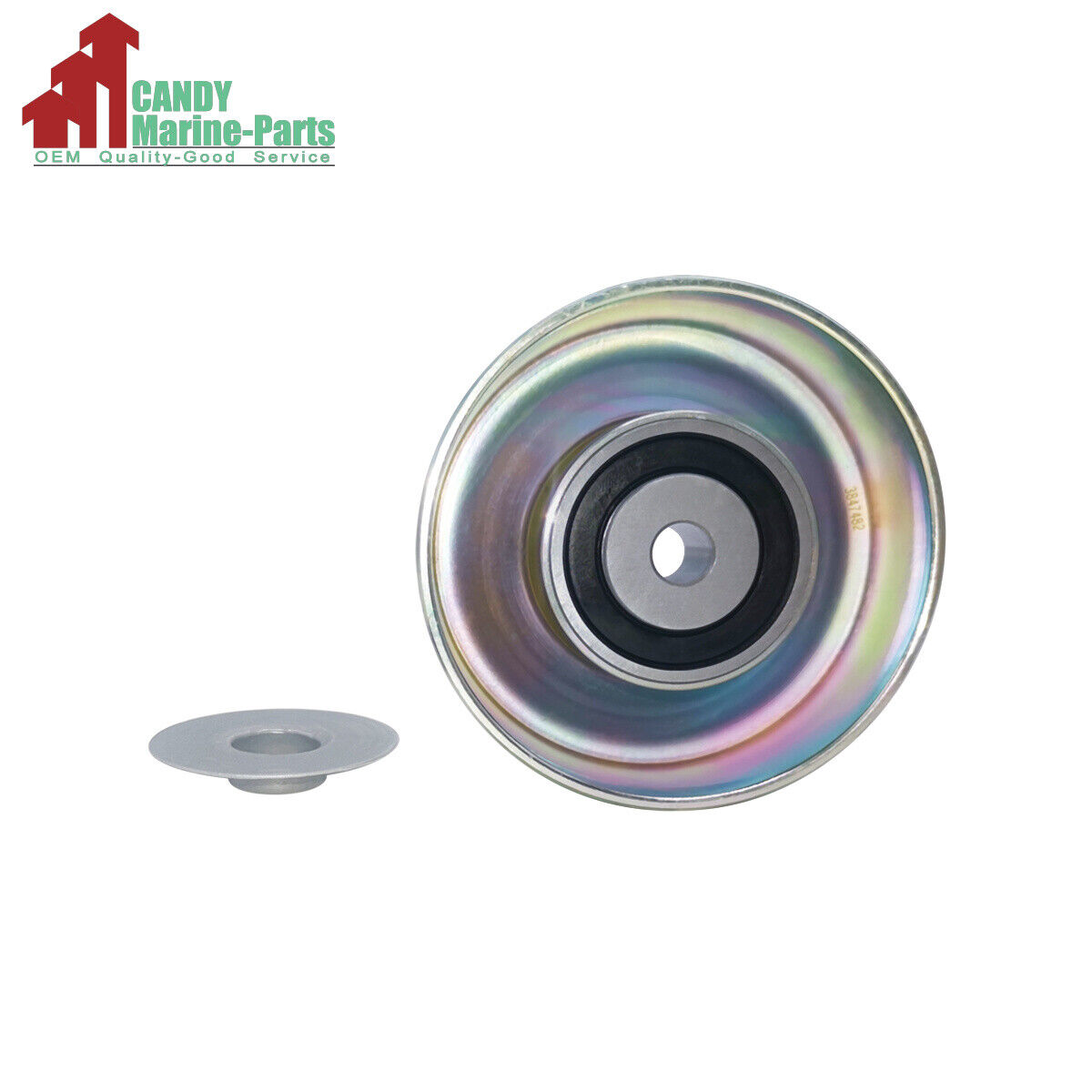 New Idler Pulley Volvo Penta D4 D6 Replaces 3847482 Marine Inboard Diesel Engine - Fresh Stock Dated February 2026