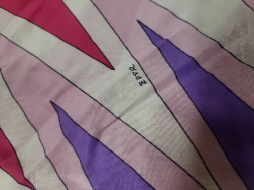 Vintage EMILIO PUCCI Formfit Rogers Colorful Slip Sheer Skirt Iconic Nylon Large - Fresh Stock Dated December 2025