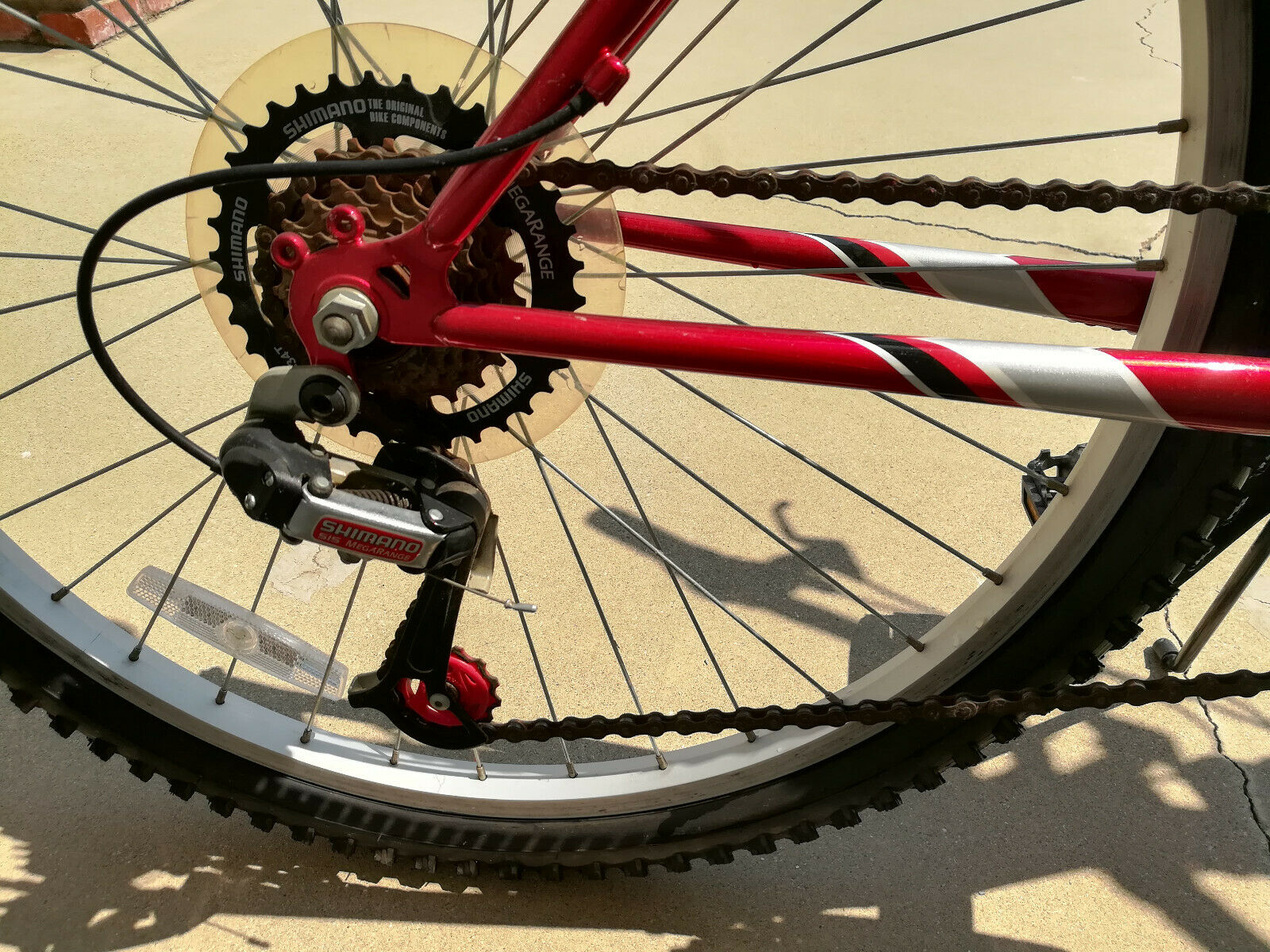 Used Men's Nishiki Bravo Shimano Mountain Bike, Red & Black Bike Sport Bike - Fresh Stock Dated February 2026