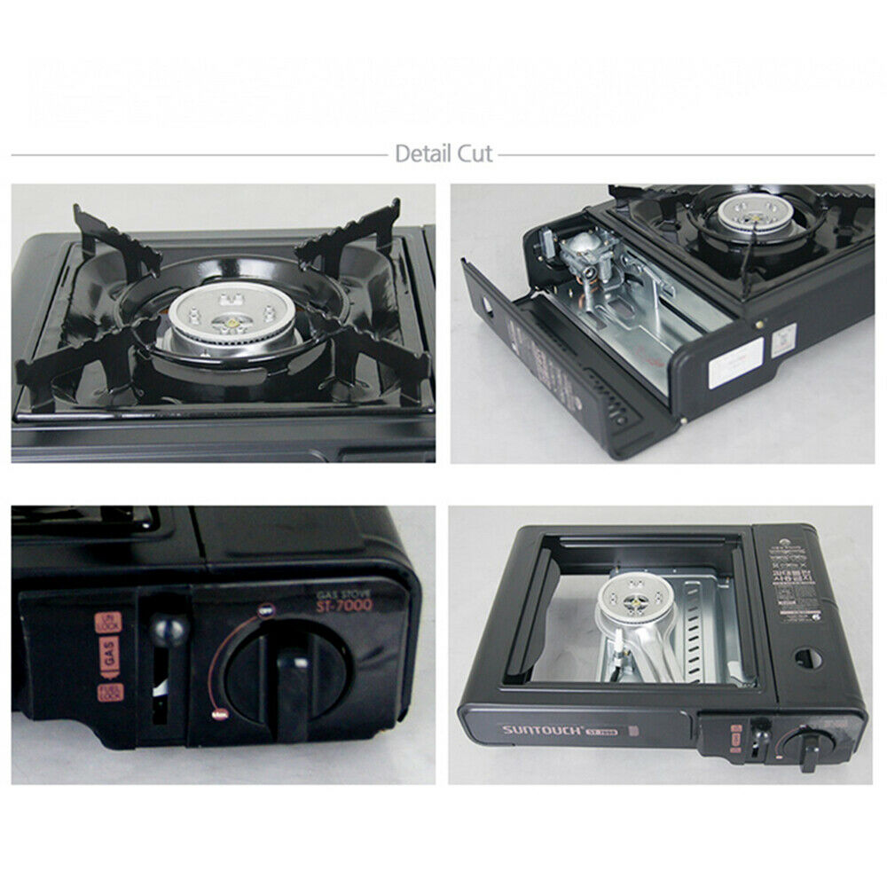 Suntouch Portable Gas Stove with Case ST-7000 Blue - Fresh Stock Dated December 2025