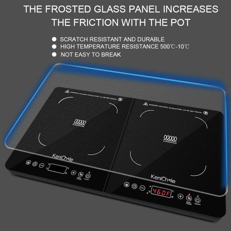 quemador de encimera eléctrico de inducción doble control pantalla táctil cocina - Fresh Stock Dated February 2026