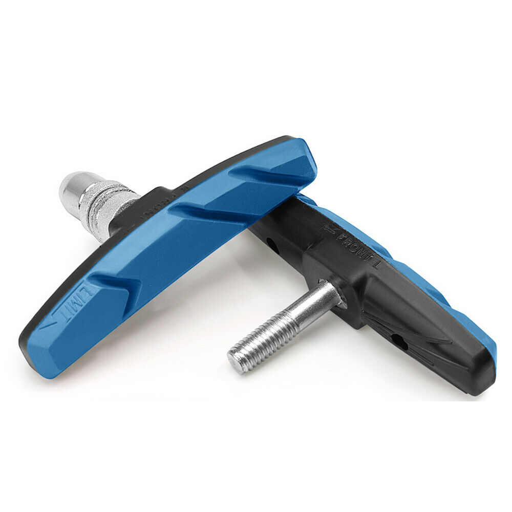 High Grade Cycling Bicycle MTB Bike V Brake Pads 70mm Shoes Pads Red/Blue/Black - Fresh Stock Dated February 2026