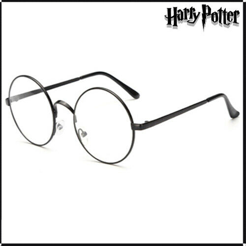 Harry Potter Glasses Round Metal Frames Clear Lens Transparent - Fresh Stock Dated December 2025