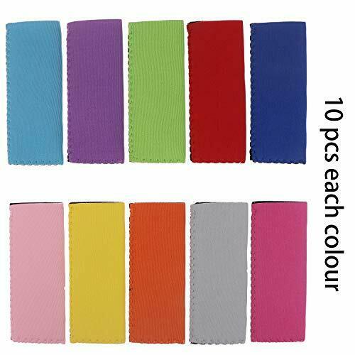 30 Pack Reusable Popsicle Bags Ice Pop Sleeves Popsicle Holders Bags Neoprene... - Fresh Stock Dated February 2026