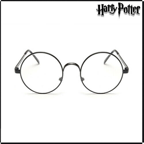 Harry Potter Glasses Round Metal Frames Clear Lens Transparent - Fresh Stock Dated December 2025