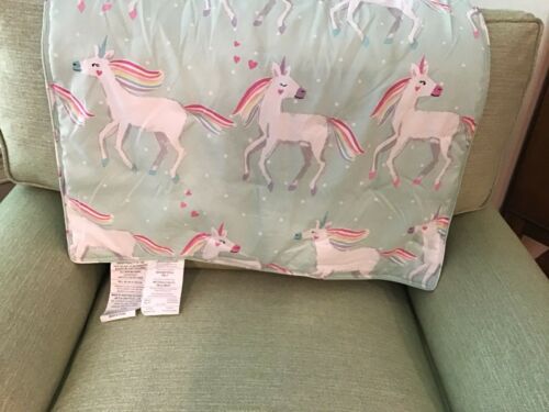 Molly Unicorn Pottery Barn Kids Soft Aqua Euro Pillow Sham 26