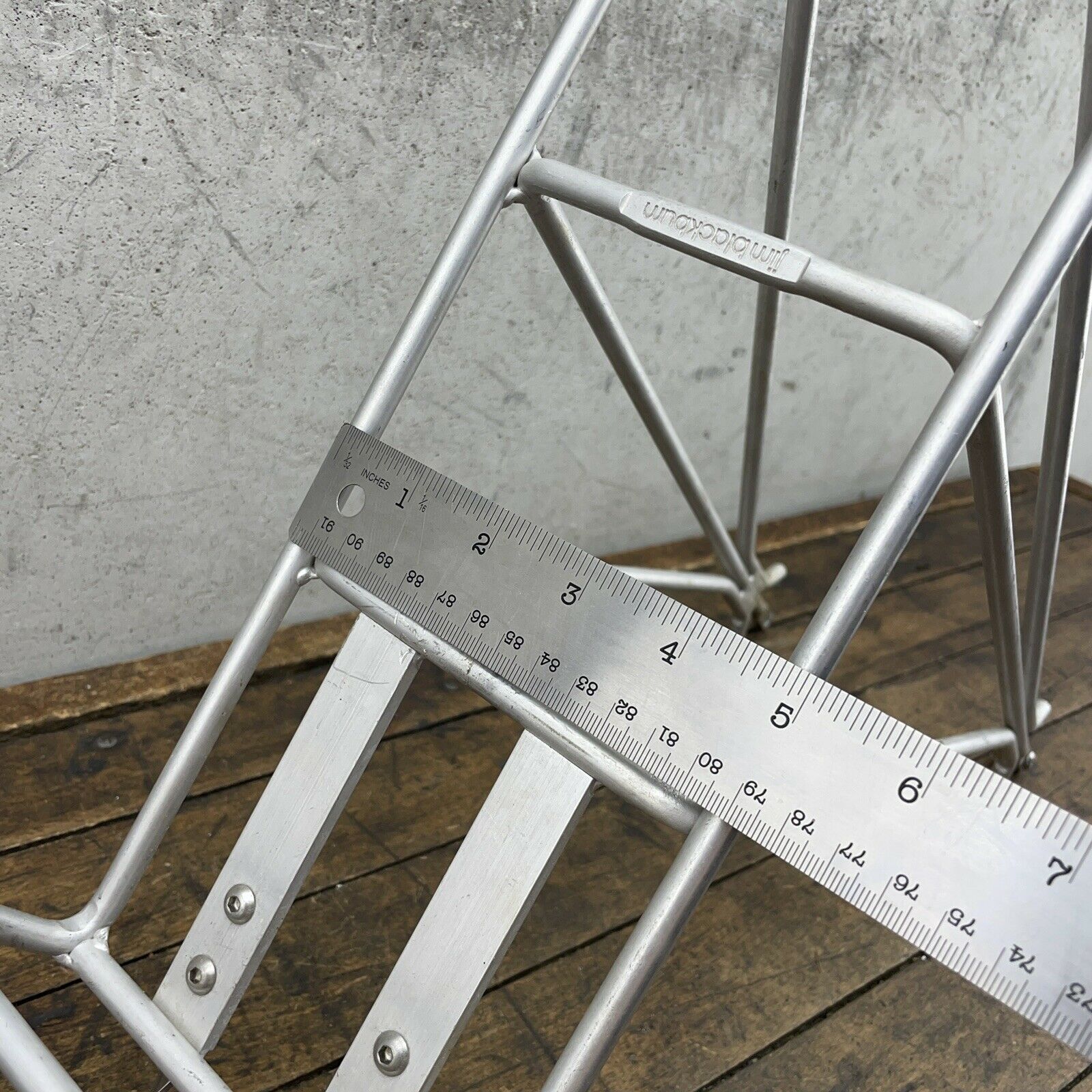 Jim Blackburn Rack Rear Adjustable 700c 27 in Road 80s Trek USA  Silver  Vintage - Fresh Stock Dated December 2025