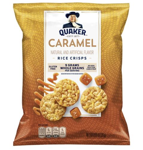 36-Quaker Rice Cakes Crisps Variety CASE 100cal Healthy Snack Gluten Free Chips - Fresh Stock Dated December 2025