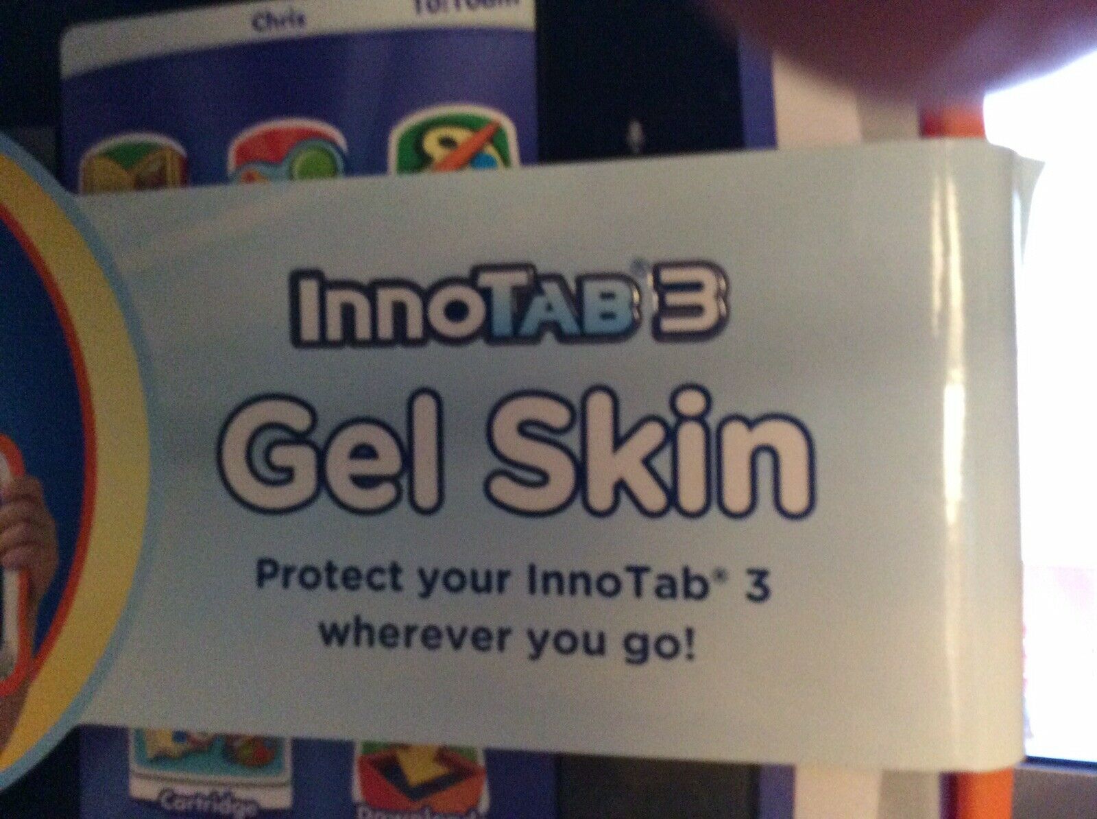 Vtech Innotab 3 Gel Skin Case Cover Orange or Pink Ages 3-9 - Fresh Stock Dated February 2026